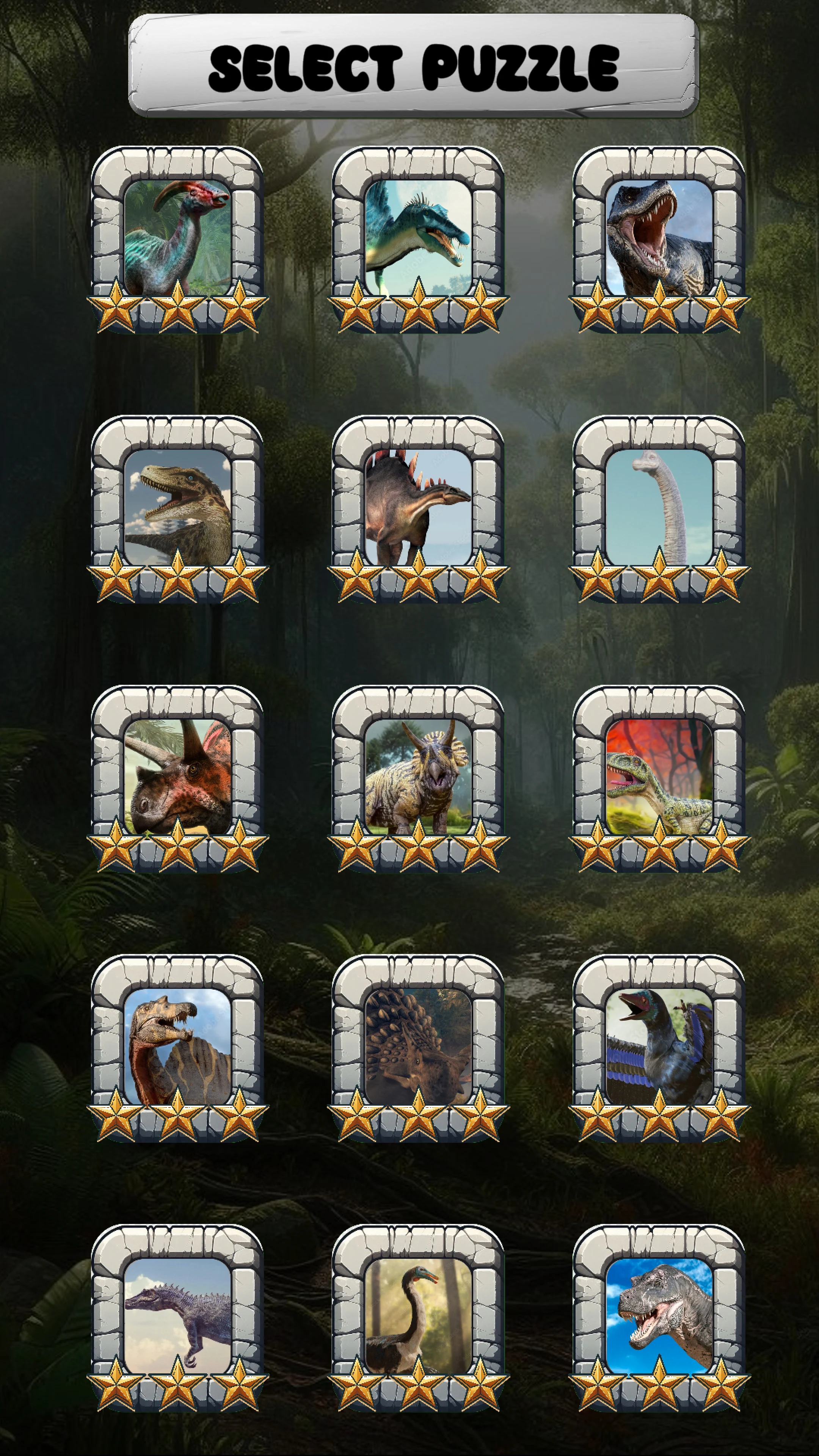 Jurassic Jigsaw screenshot